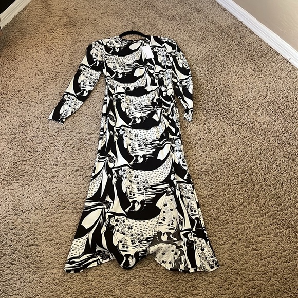 Reformation Celeste Midi Dress in Persephone Sz 2 - Picture 4 of 4